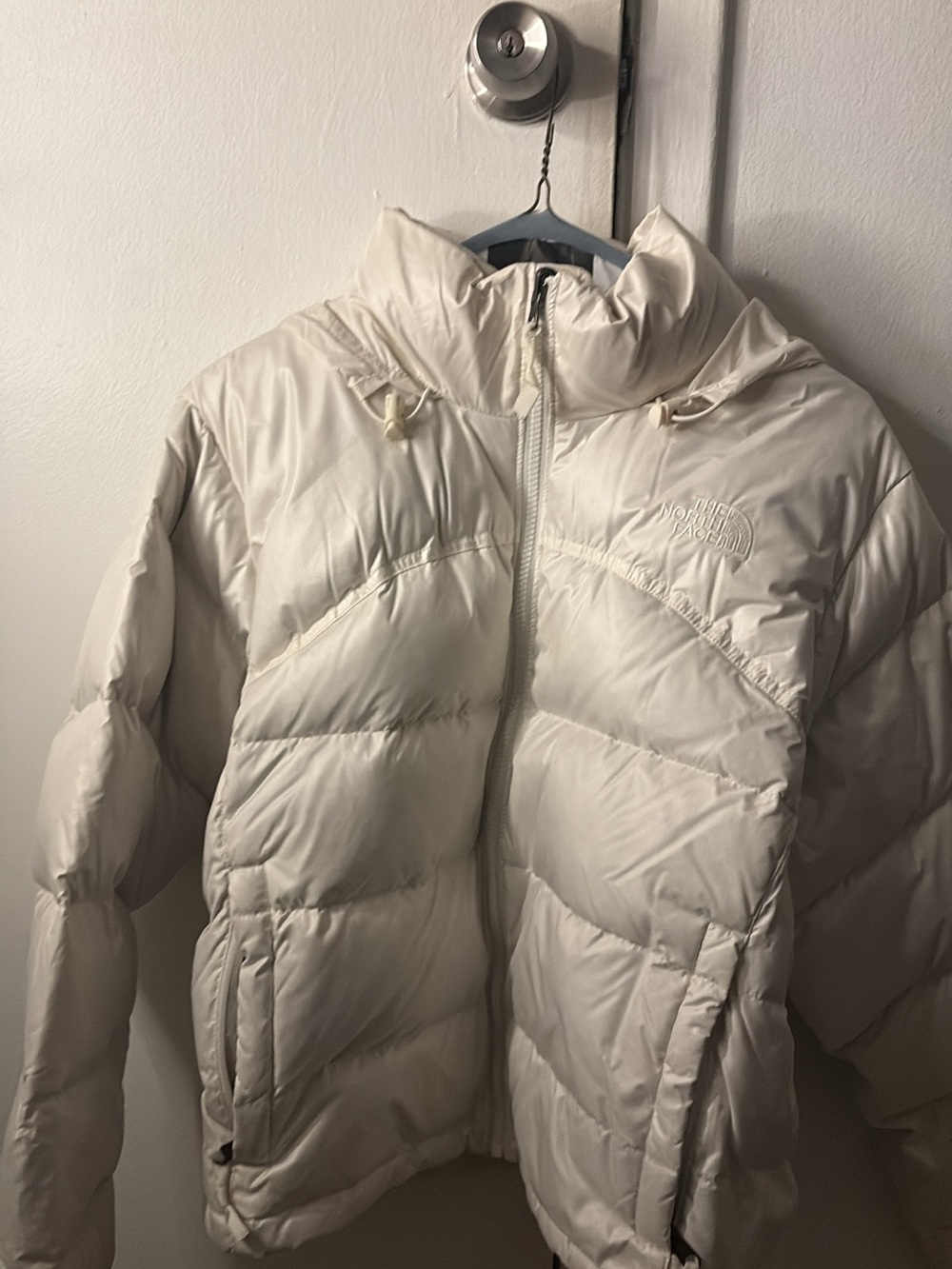 The North Face Women's Ivory Puffer Coat with Hood
